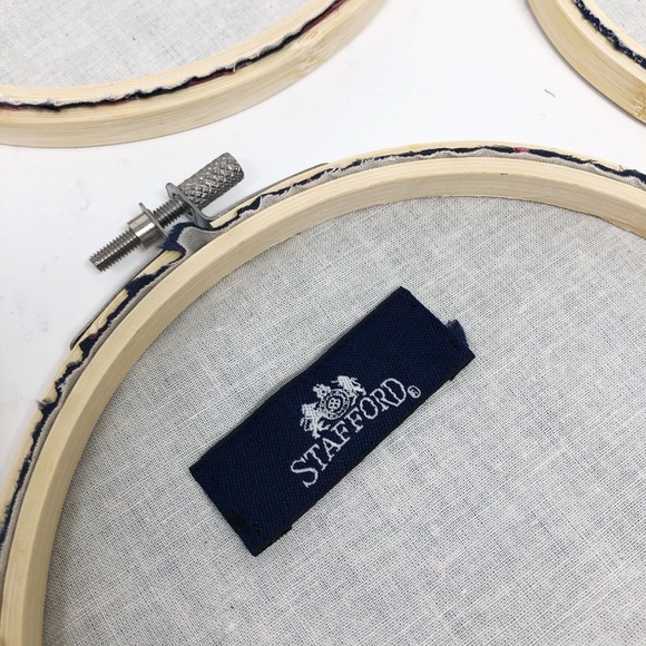 Necktie wall hanging set, navy blue and pink, ties - Picture 9 of 10